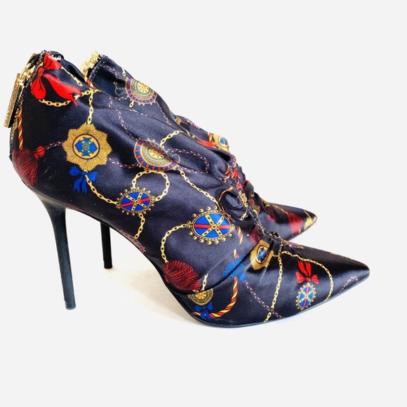 Zara Satin Ankle Booties - Picture 6 of 6